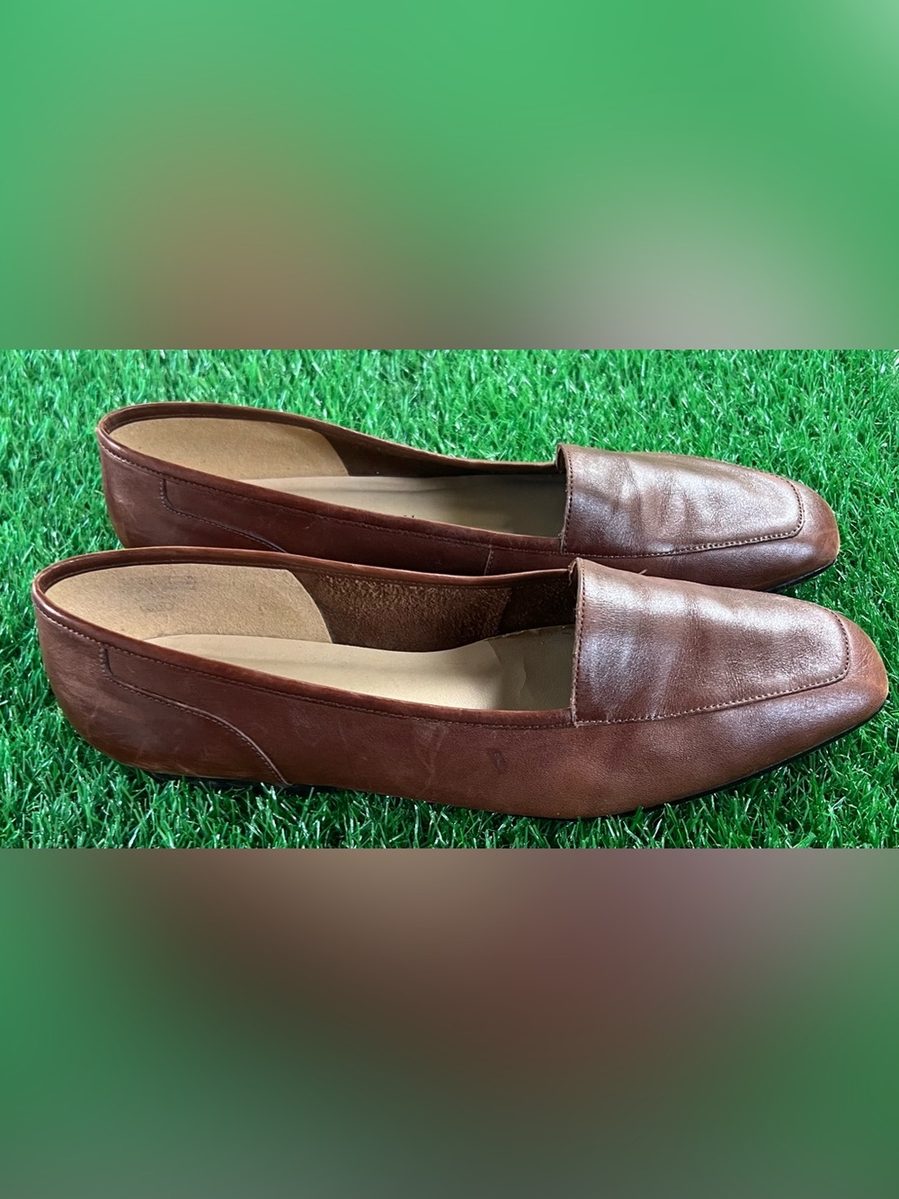 Enzo Angiolini Liberty Brown Leather Shoes 10 N